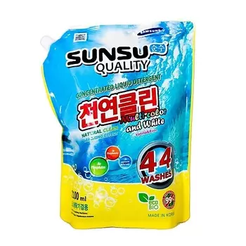 SUNSU QUALITY Концентрированный гель для стирки цветного и белого белья 2,1л = 44 стирки (Samsung) 2100.0