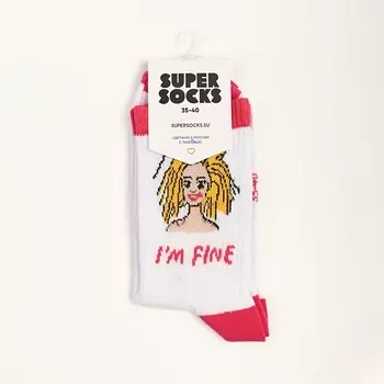 SUPER SOCKS Носки I'm fine