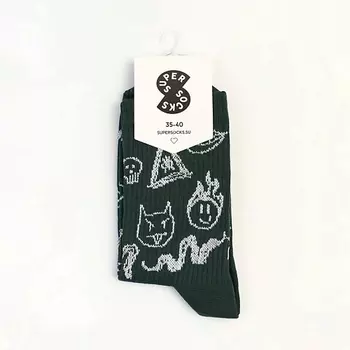 SUPER SOCKS Носки Каракули 2