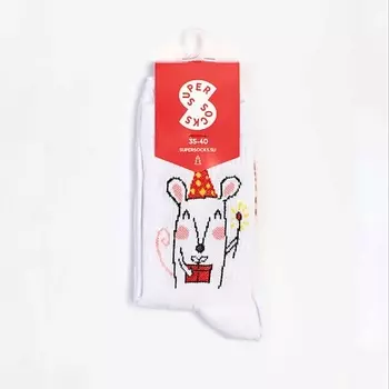 SUPER SOCKS Носки Мышка в Шляпе