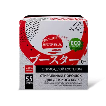 SUPRA Порошок стиральный с бустером детский