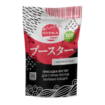 SUPRA Присадка-бустер для стирки против пылевых клещей