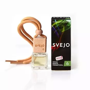 SVEJO Парфюмированный ароматизатор №6 NEW (флакон в коробке) 6.0