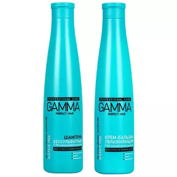 СВОБОДА Набор для сухих волос: Шампунь бессульфатный и Крем-бальзам "GAMMA Perfect Hair"