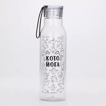 SVOBODA VOLI Бутылка для воды «Кото йога»