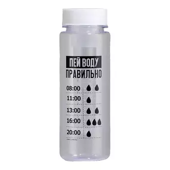 SVOBODA VOLI Бутылка для воды «Пей воду правильно»