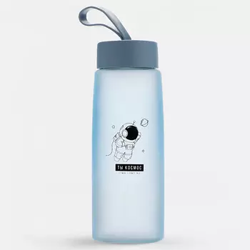 SVOBODA VOLI Бутылка стеклянная для воды "Ты космос"