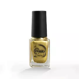 SWANKY STAMPING Лак для стемпинга M07, холодное золото