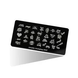 SWANKY STAMPING Пластина 047