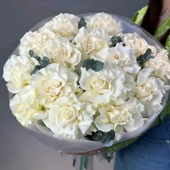 SWEET SOFI СТУДИЯ ЦВЕТОВ Французская роза и эвкалипт