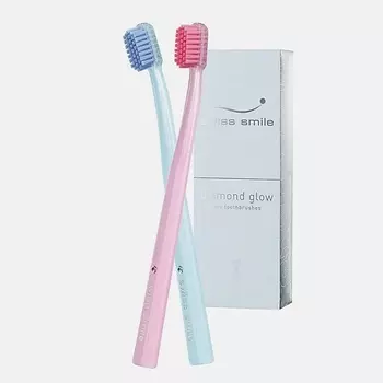SWISS SMILE Набор зубных щеток для взрослых Diamond Glow
