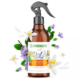 SYNERGETIC Ароматический освежитель воздуха Пачули и нероли на водной основе, нейтрализатор 380