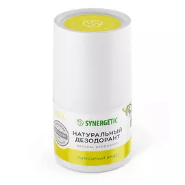 SYNERGETIC Натуральный дезодорант "лимонный кедр" 50.0