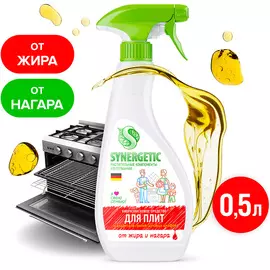 SYNERGETIC Средство для плит от жира и нагара универсальное 500.0
