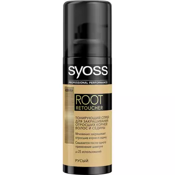 СЬЁСС SYOSS Спрей для закрашивания седины ROOT RETOUCHER для русых оттенков