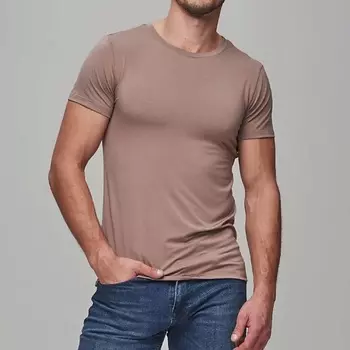 TACTILICA Футболка мужская однотонная спортивная