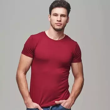 TACTILICA Футболка мужская однотонная спортивная