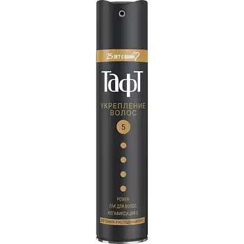 ТАФТ Лак для тонких и истощенных волос Укрепление волос, магафиксация 5 Power