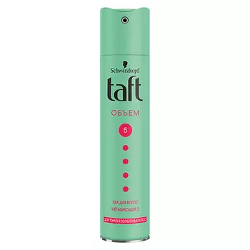 ТАФТ Лак для укладки волос Объем, мегафиксация 5