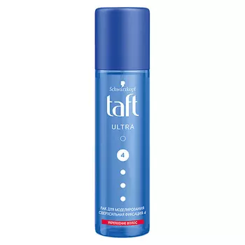 ТАФТ TAFT Лак для волос "Ультра" для моделирования сверхсильной фиксации