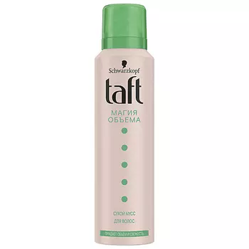TAFT Сухой мусс для волос для объема и устранения жирности