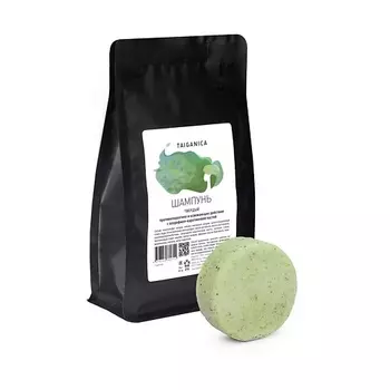 TAIGANICA Твердый шампунь с хлорофилл-каротиновой пастой "Душистая хвоя" 60.0