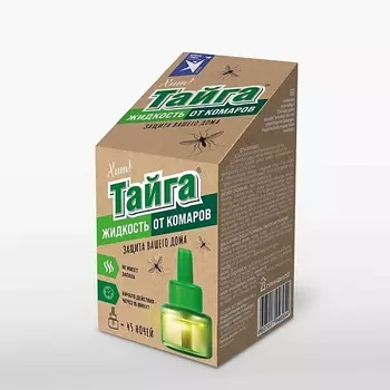 ТАЙГА Ликвид жидкостной наполнитель от комаров 45 ночей 30.0