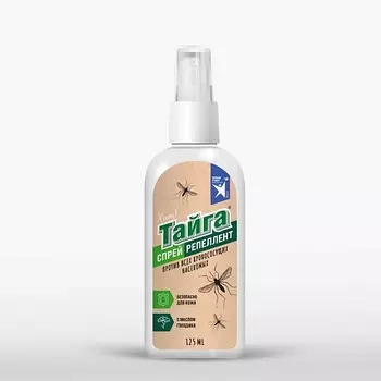 ТАЙГА Спрей репеллент против всех кровососущих насекомых 125.0