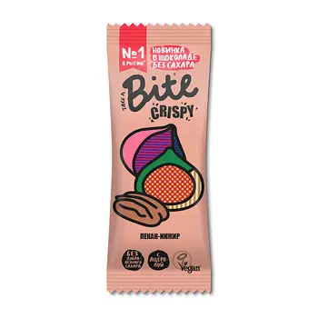 TAKE A BITE Батончик Crispy "Пекан-Инжир"