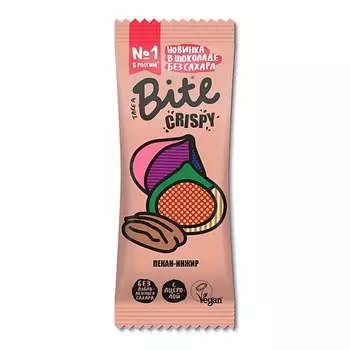 TAKE A BITE Батончик Crispy "Пекан-Инжир"