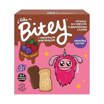 TAKE A BITEY Печенье с шоколадом Лесные ягоды