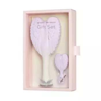 TANGLE ANGEL Подарочный набор для волос Gift Set: расческа массажная детанглер + брелок расческа