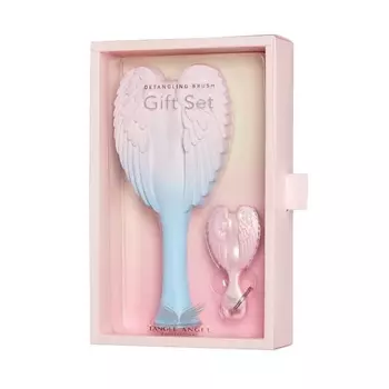 TANGLE ANGEL Подарочный набор для волос Gift Set: расческа массажная детанглер + брелок расческа