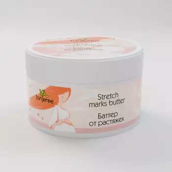 TANJEREE Крем баттер для тела от растяжек для беременных увлажняющий Инжир 200.0