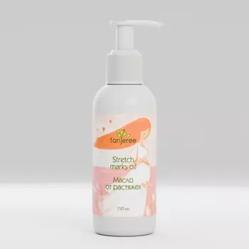 TANJEREE Масло против растяжек для беременных увлажняющее для тела натуральное Инжир 150.0