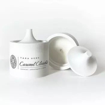 TARA HOME Ароматная свеча «Сaramel Clouds | Карамельные облака» 60.0