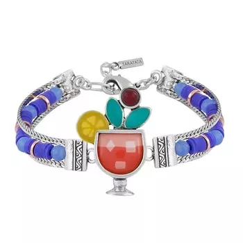 TARATATA Браслет Cocktail, с цветной смолой и бусинами,