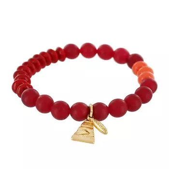 TARATATA Браслет Glam Rock, стрейч, со стеклянными бусинами