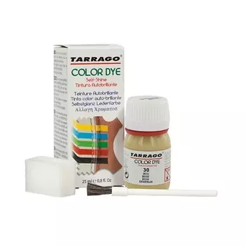 TARRAGO Бежевая краска для обуви, одежды, сумок, мебели COLOR DYE 25