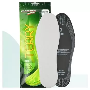 TARRAGO Хлопковые стельки для обуви, с активированным углем Terry