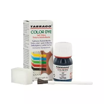 TARRAGO Темно-синяя краска для обуви, одежды, сумок, мебели COLOR DYE 25.0