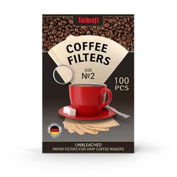 TATKRAFT Фильтры для кофе №2 неотбеленные
