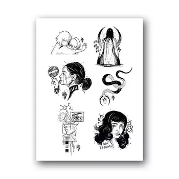 TATTS Переводная тату 10*15см (для взрослых и детей)