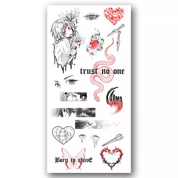 TATTS Переводная тату 10*21см (для взрослых и детей)