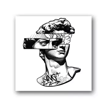 TATTS Переводная тату David 10*10см