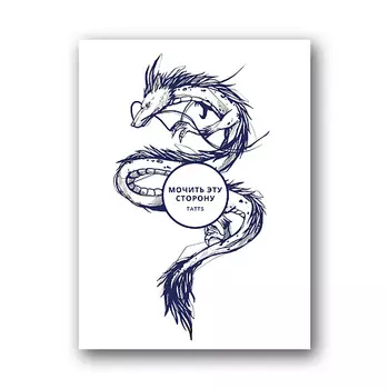 TATTS Временная тату Без пленки 7*10см