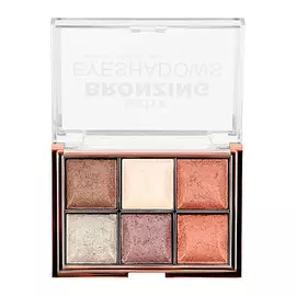 TECHNIC Палетка теней для век BRONZING BAKED EYESHADOWS