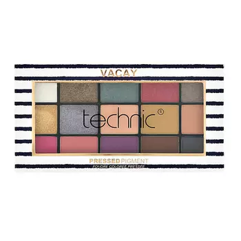 TECHNIC Палетка теней для век PRESSED PIGMENTS