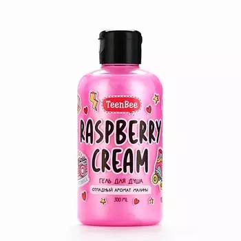 TEENBEE Гель для душа, увлажнение, аромат малины 300.0