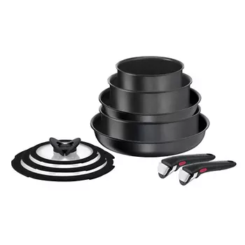 TEFAL Набор посуды Daily Chef Black L7629142